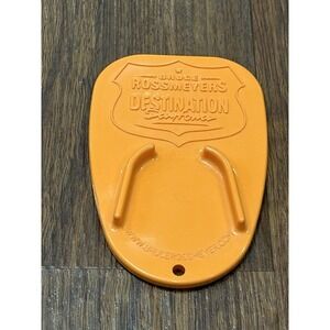 Plastic Motorcycle Kickstand Pad  Biker Kick Stand Orange